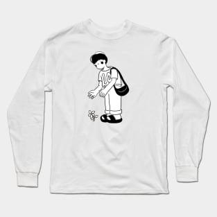 THE BOY WITH FLOWERS Long Sleeve T-Shirt